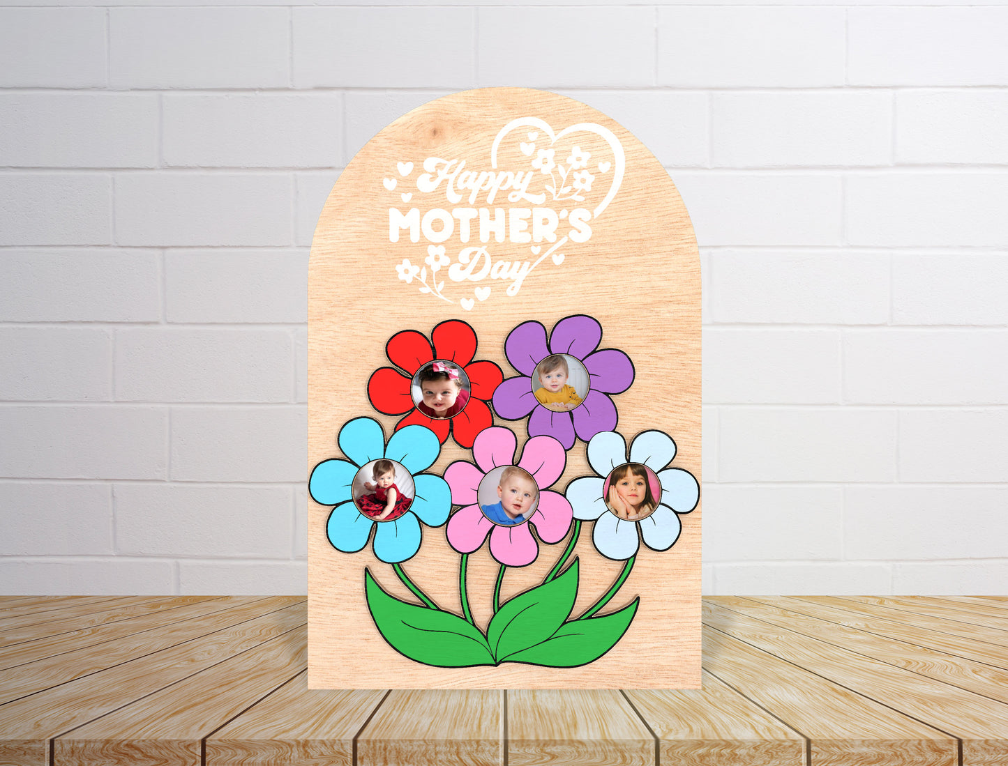 Mother's Day Flower Photo Display SVG Bundle for Glowforge and xTool