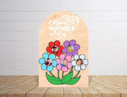Mother's Day Flower Photo Display SVG Bundle for Glowforge and xTool