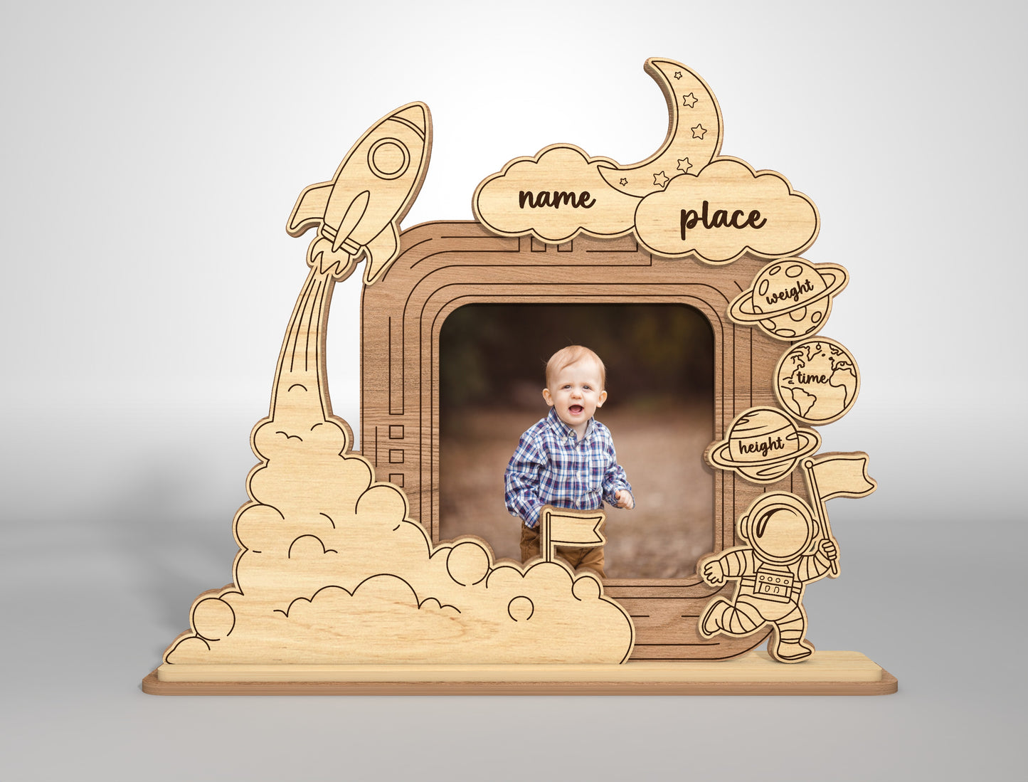 Customized Photo Frame SVG Bundle for Glowforge and xTool