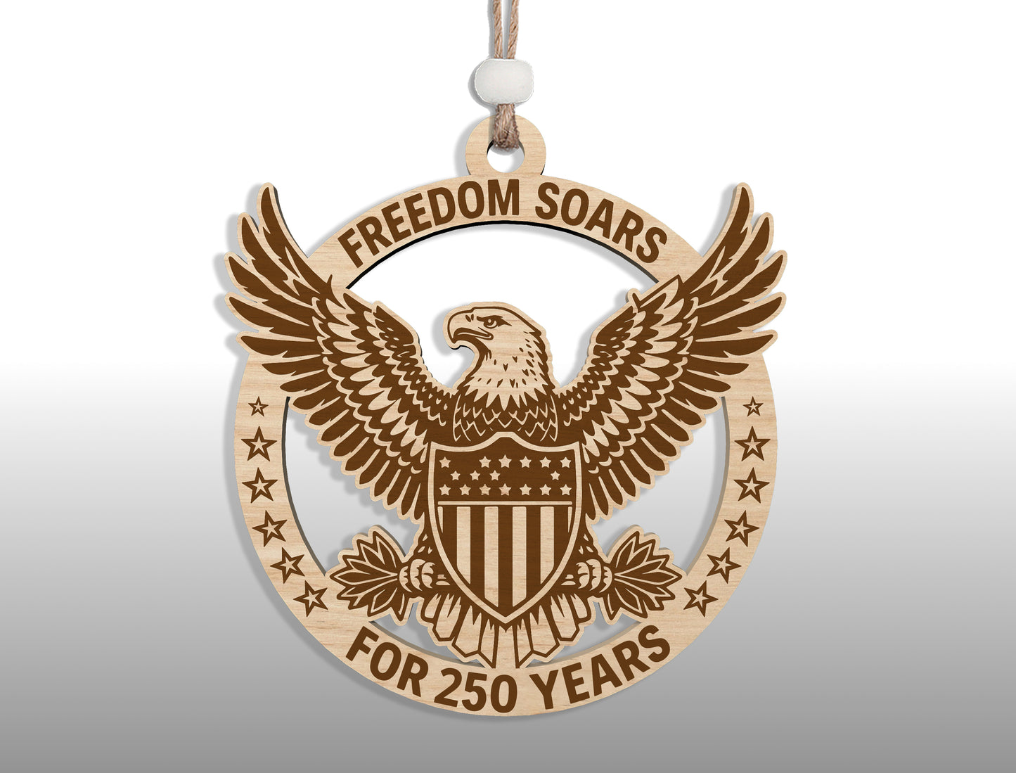 USA 250th Anniversary Ornament SVG Bundle for Glowforge