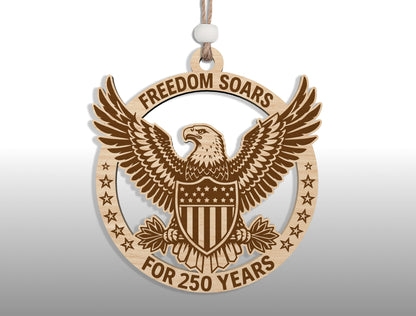 USA 250th Anniversary Ornament SVG Bundle for Glowforge