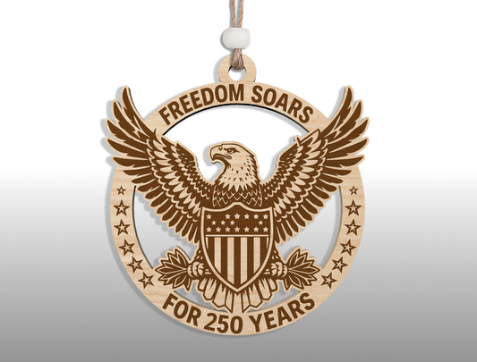 USA 250th Anniversary Ornament SVG Bundle for Glowforge