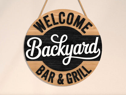 Summer Bar Sign Bundle SVG Laser Cut File for Glowforge and xTool