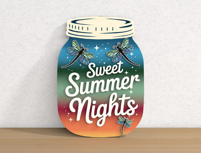 Mason Jar Hello Summer SVG Bundle with 13 Seasonal Door Hangers