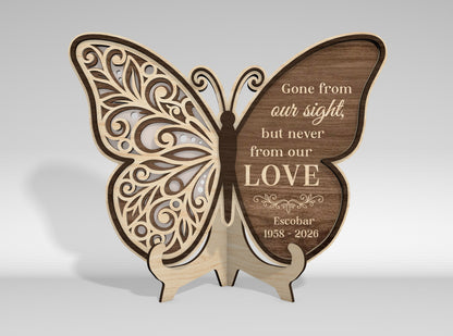 Memorial Tabletop Sign SVG Bundle Photo Frame Laser Cut File for LightBurn