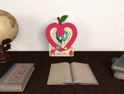 Teacher Gift Card Holder SVG Bundle for xTool and Glowforge
