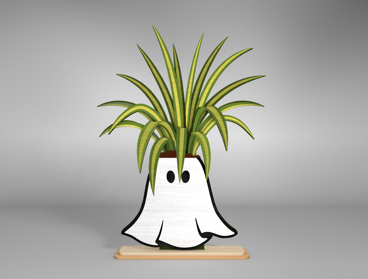 Halloween Plant Multilayer SVG Bundle for Glowforge xTool LightBurn 3 Designs
