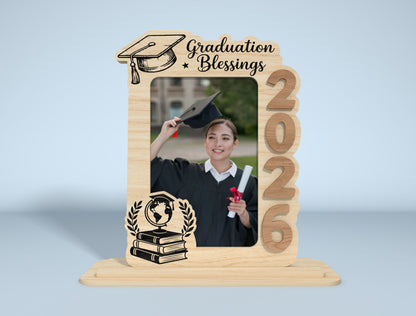 Graduation Photo Frame SVG Bundle Laser Cut File for LightBurn and xTool