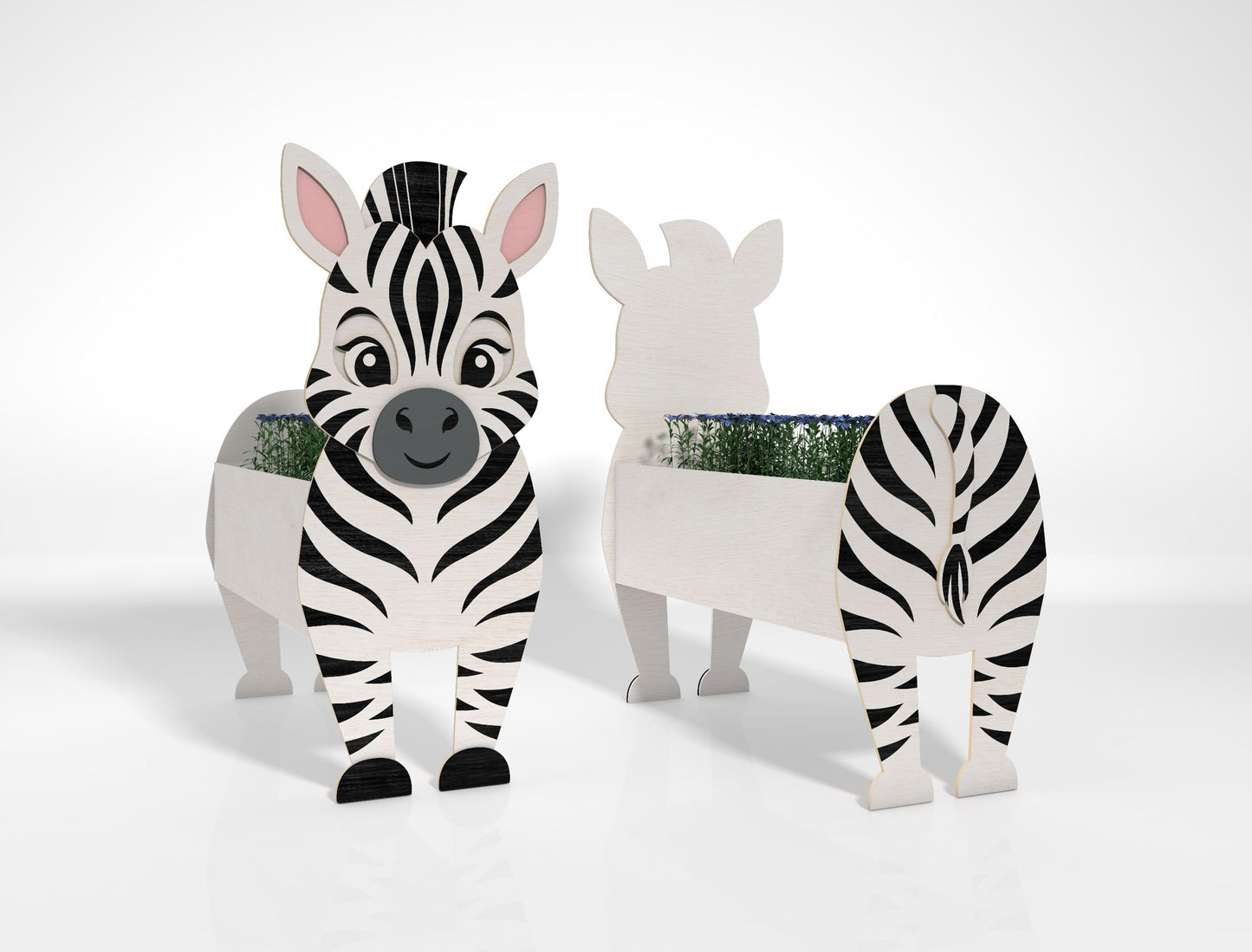 Animal Planter SVG Bundle for Glowforge and xTool