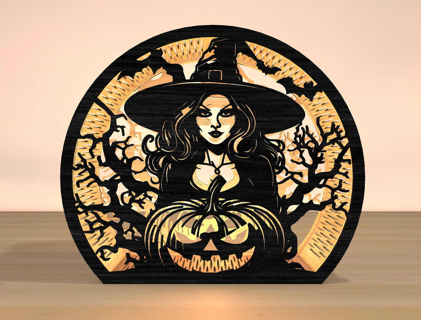 Halloween Raven Lantern SVG Bundle Laser Cut File | 10 Spooky Lantern Designs | Wooden Light Decor | Glowforge, xTool, LightBurn, etc.