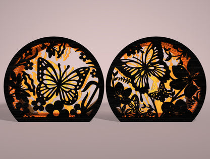 Fairy Lantern SVG Bundle Laser Cut File for Glowforge and LightBurn