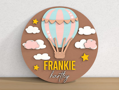 Personalized Nursery Sign SVG Bundle for xTool Glowforge