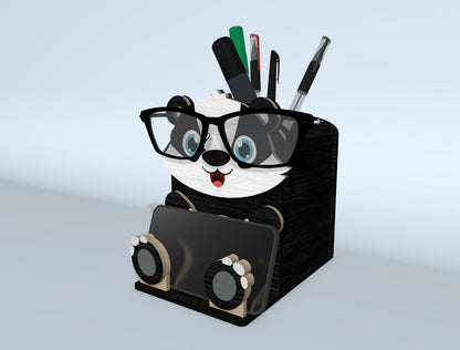 Animal Pencil Holder SVG Bundle Laser Cut File for Glowforge and xTool