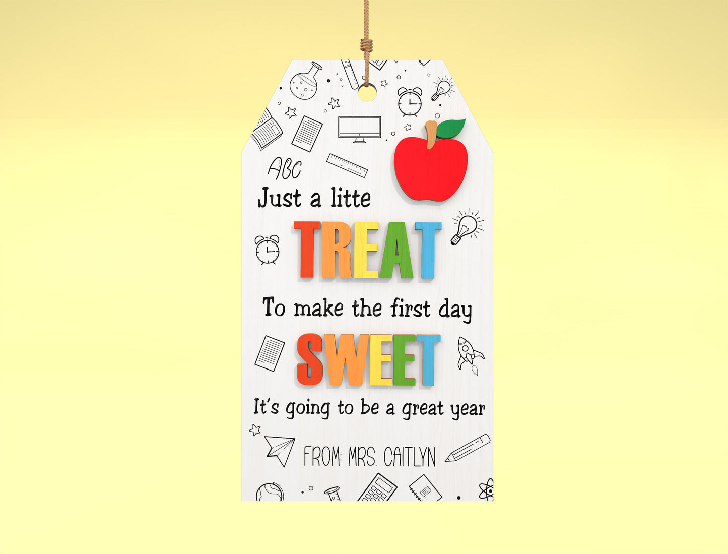 Back To School Tag Bundle SVG Laser Cut File for Glowforge and xTool