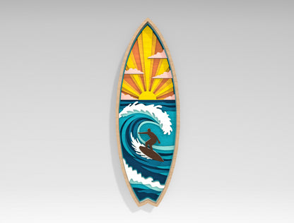Summer Ocean SVG Bundle – 20 Multilayer Laser Cut Files for Glowforge, xTool & LightBurn