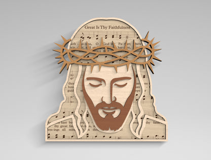 Jesus Crown of Thorns SVG 9 Christian Art Designs for Glowforge and xTool