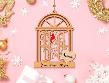 Memorial Window Ornament SVG Laser Cut File for Glowforge