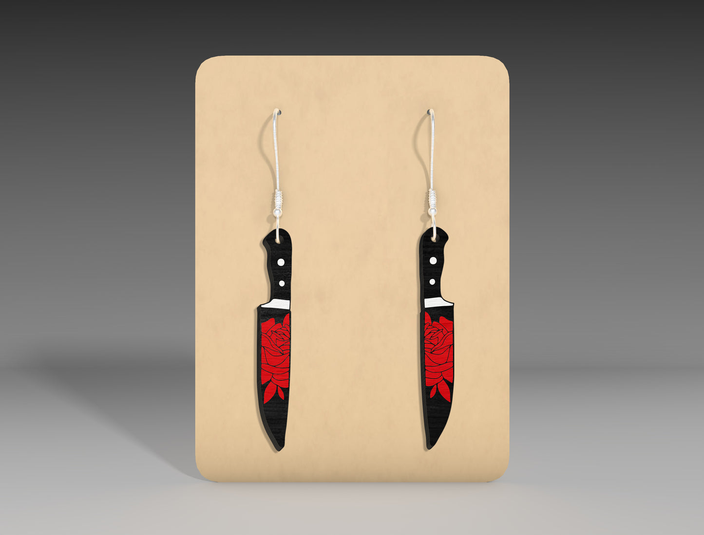 Halloween Horror Knife Earrings SVG Bundle 10 Designs for xTool LightBurn