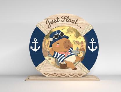 Nautical Animal Lamp SVG Bundle Laser Cut Decorative Light Files