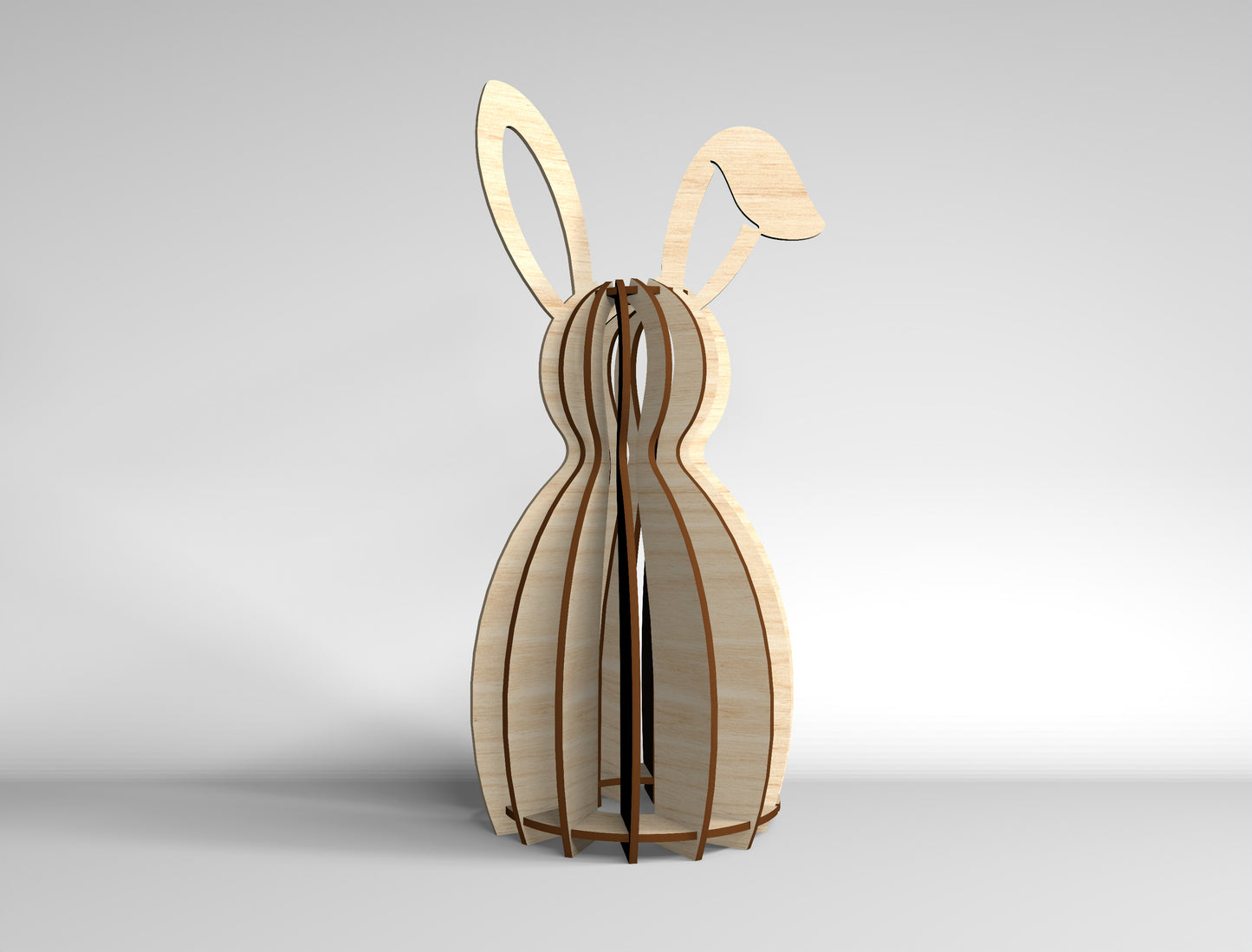 Easter Bunny Candle Holder SVG Bundle Bunny Lantern for xTool and LightBurn