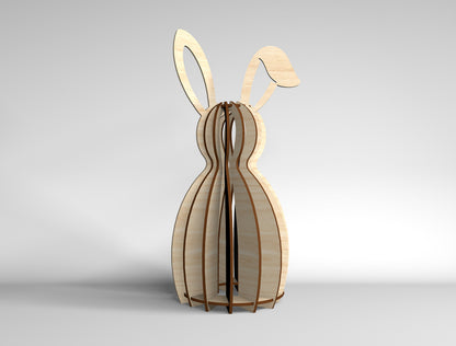 Easter Bunny Candle Holder SVG Bundle Bunny Lantern for xTool and LightBurn