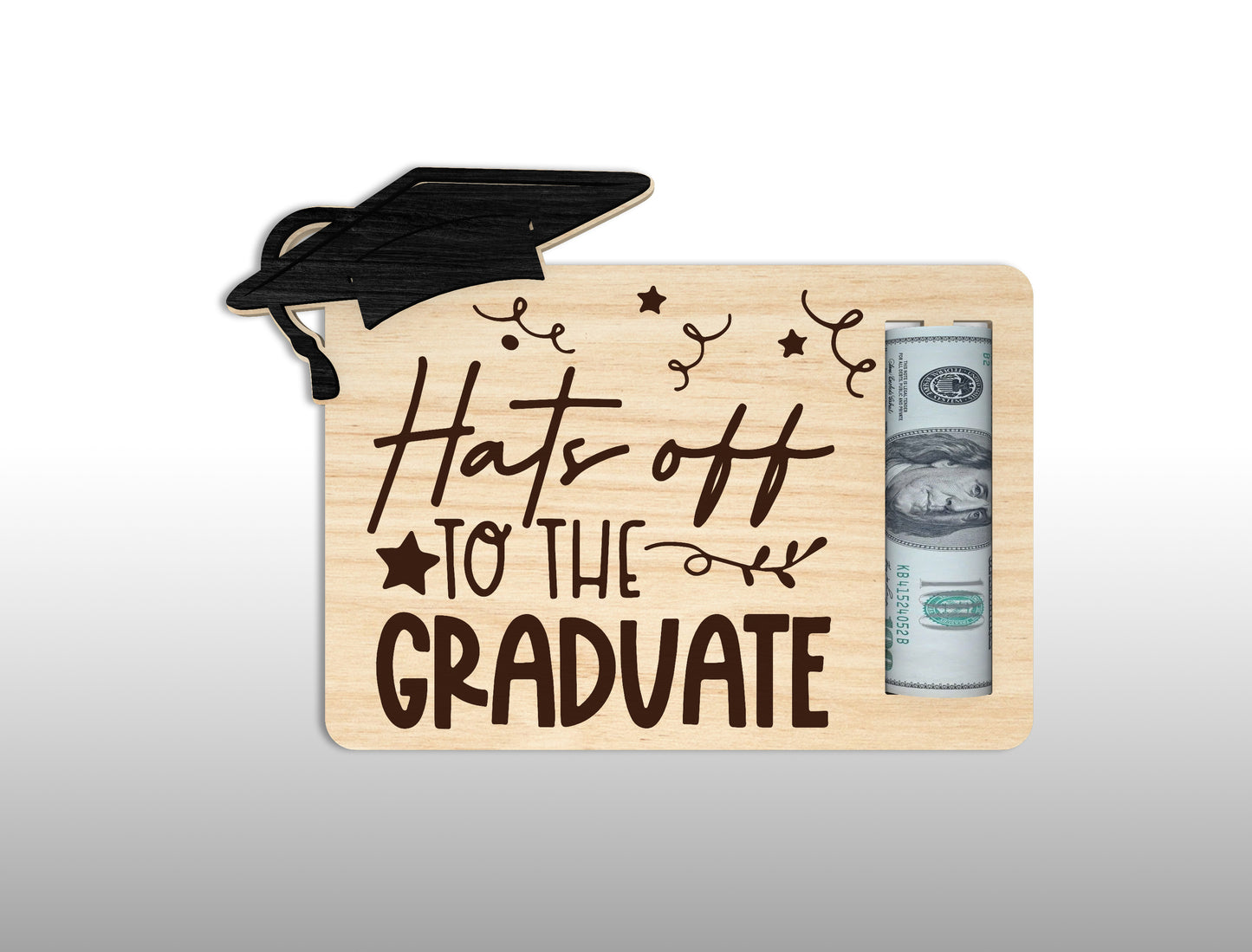 Graduation Money Holder SVG Bundle Laser Cut File for xTool and Glowforge