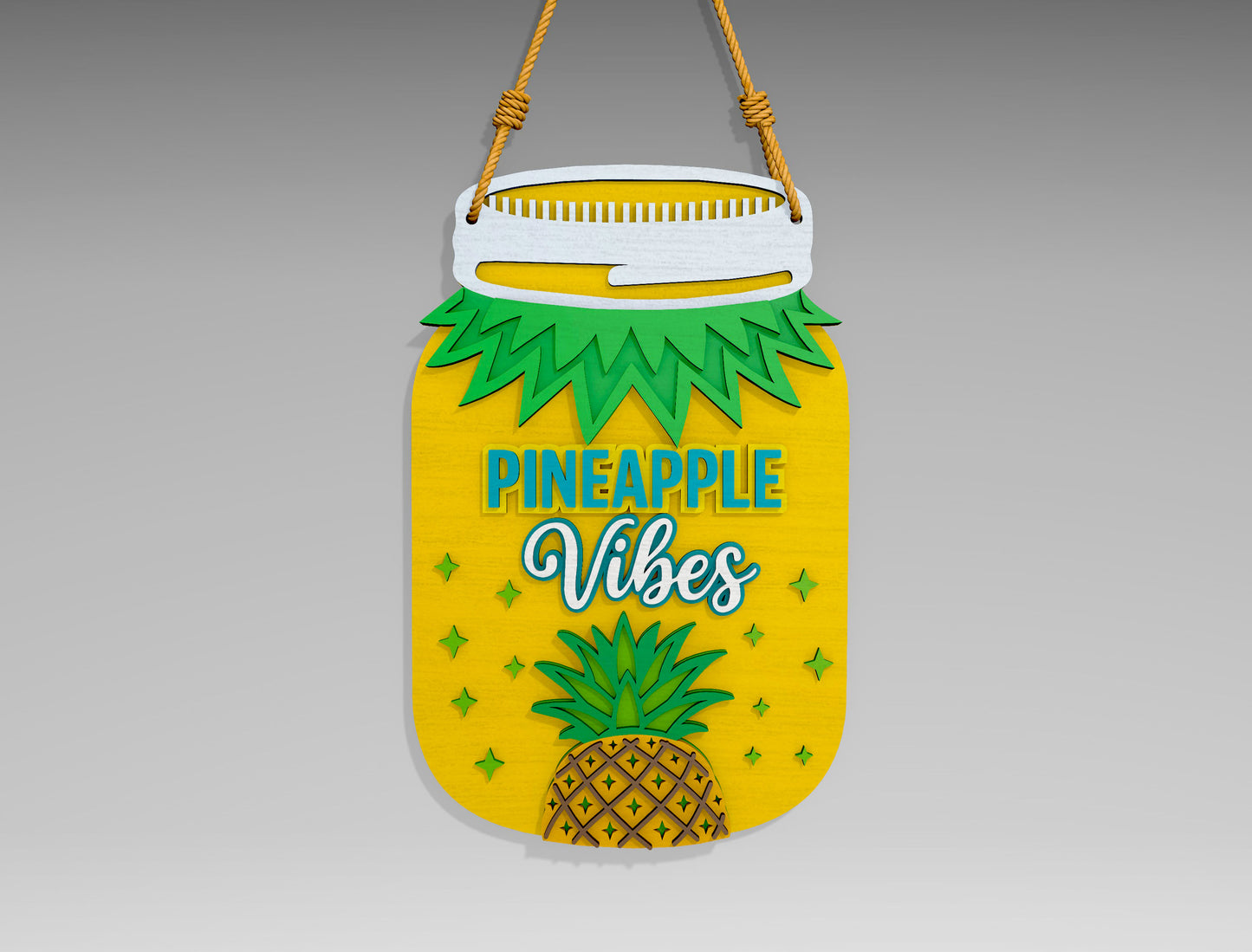 Mason Jar Summer SVG Bundle for Glowforge and LightBurn