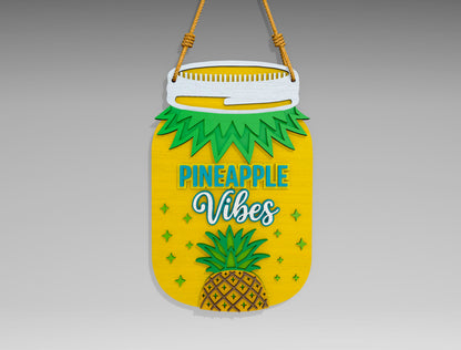 Mason Jar Summer SVG Bundle for Glowforge and LightBurn