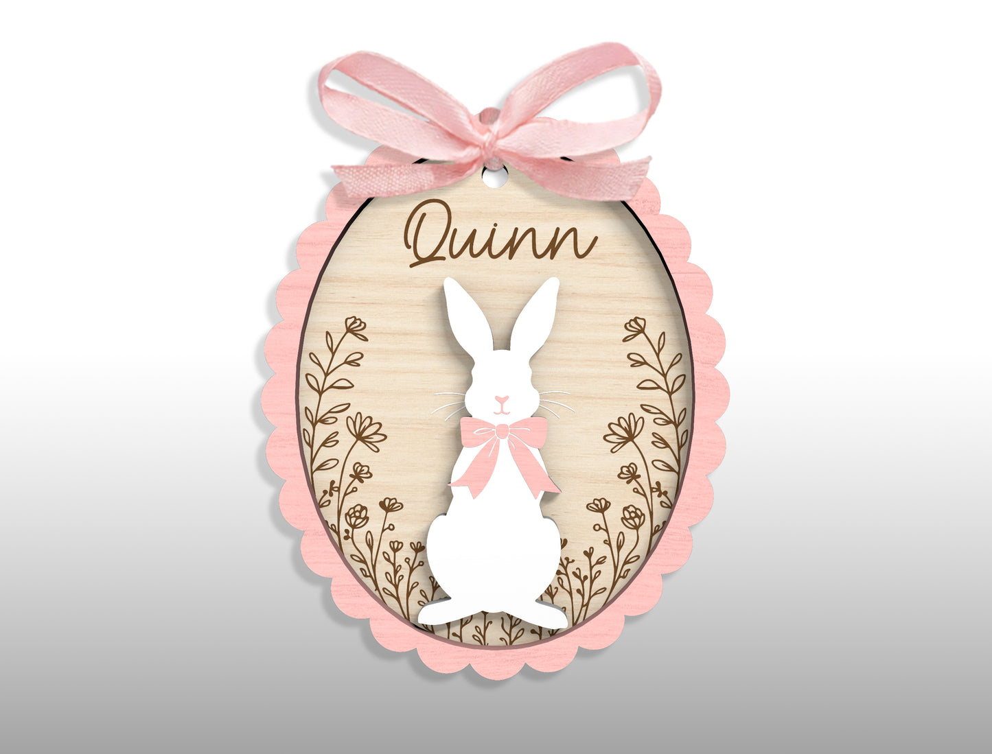 Easter Basket Tag Ornament SVG 23 Designs Laser Cut for Glowforge and xTool
