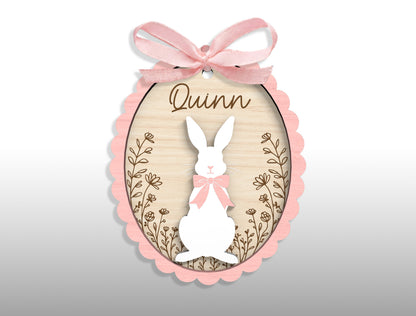 Easter Basket Tag Ornament SVG 23 Designs Laser Cut for Glowforge and xTool