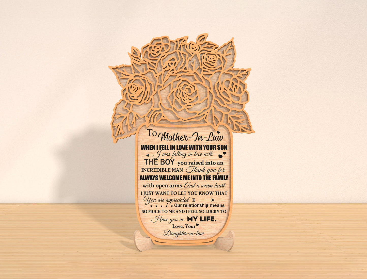 Mother Photo Frame Plaque SVG Bundle 4 Designs for LightBurn and xTool