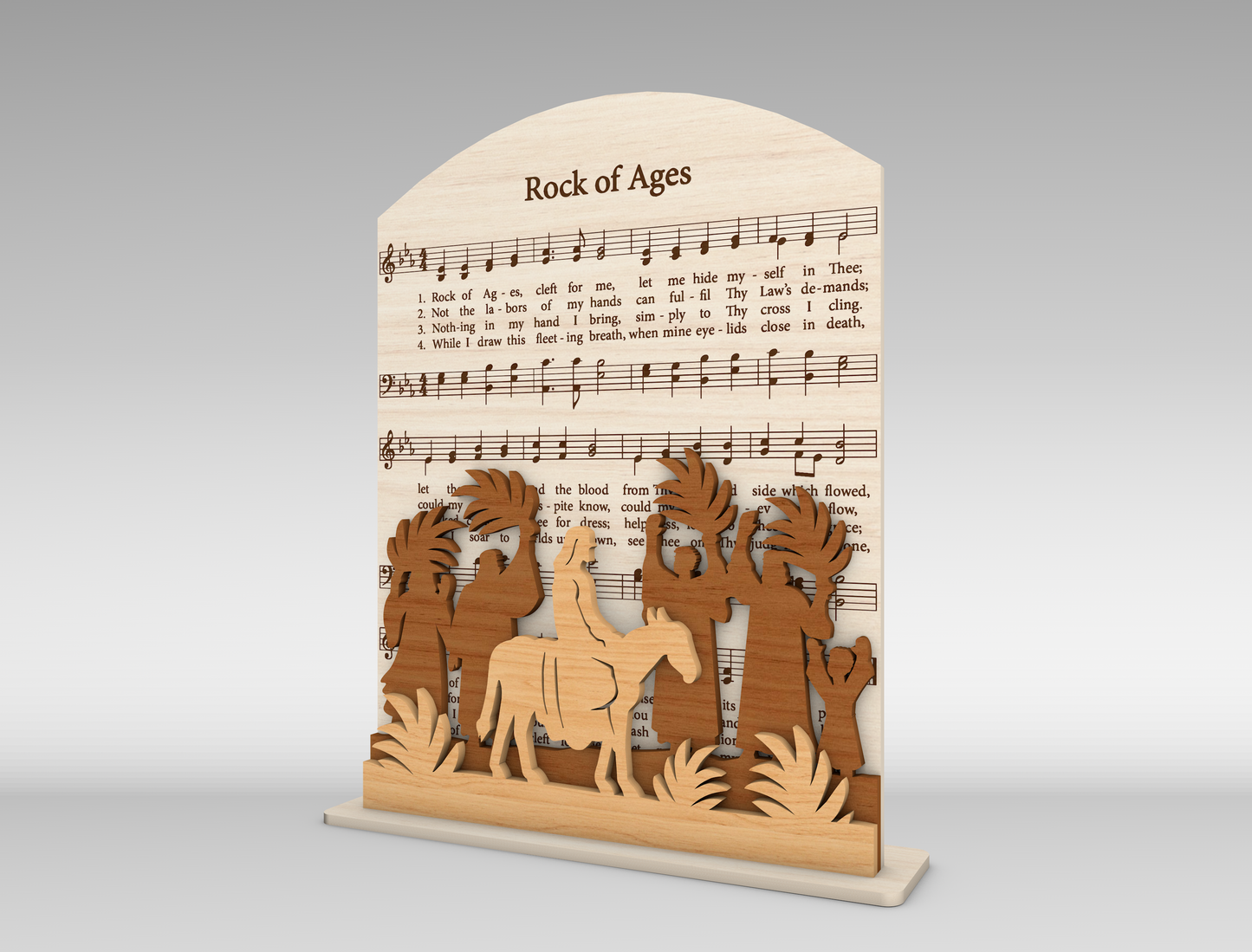 Arched Cross Panel Set SVG Easter Freestanding for Glowforge and xTool