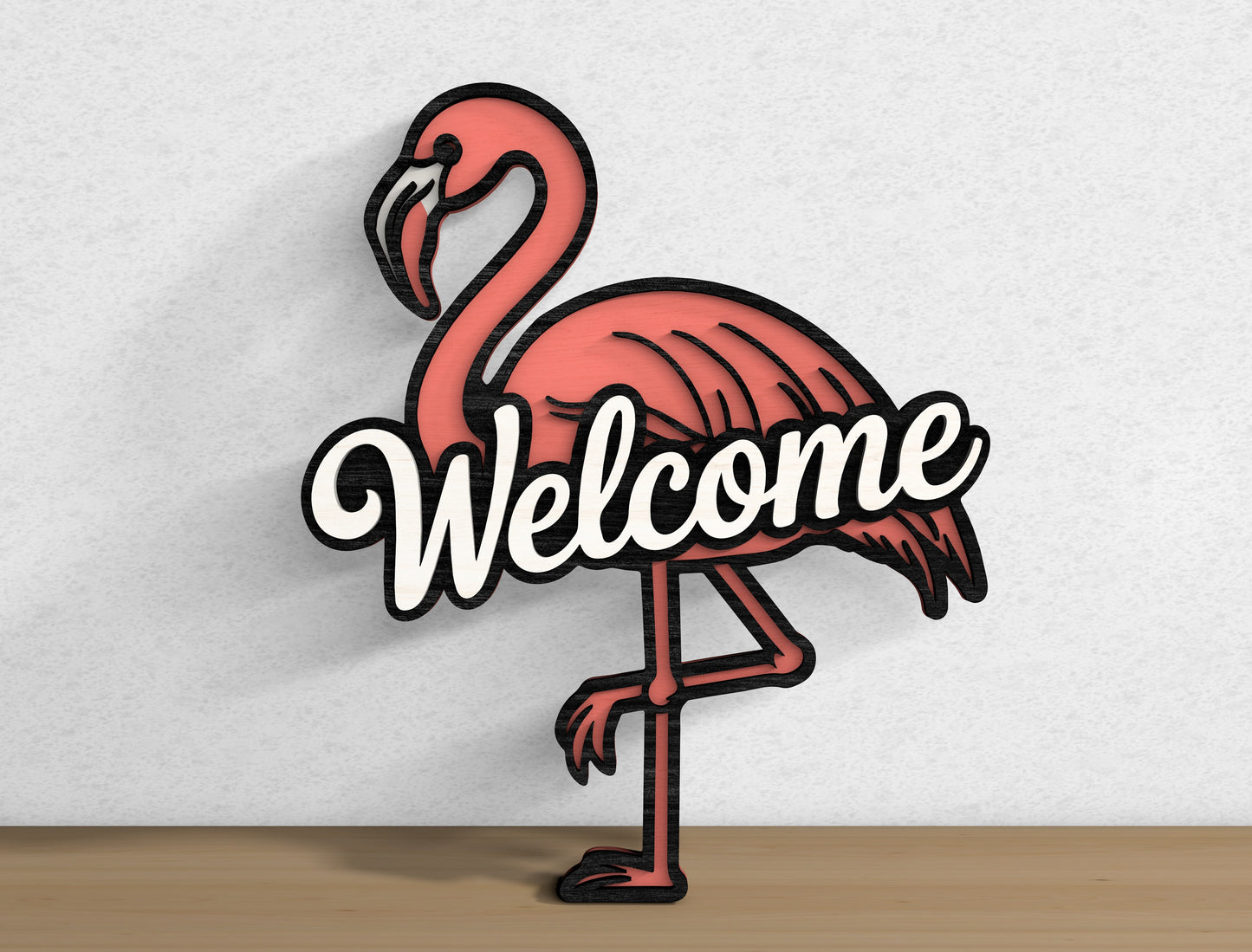 Butterfly Welcome Door Hanger SVG Bundle with 10 Tropical Designs for Glowforge