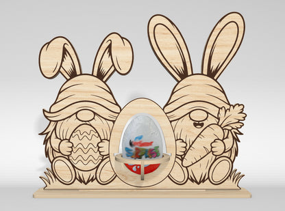11 Easter Kinder Egg Holder Bundle SVG Laser Cut for LightBurn and Glowforge