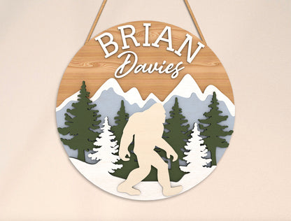 Personalized Forest Animal Name Sign SVG Bundle for xTool and Glowforge