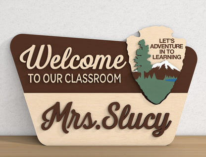 Teacher Door Sign Bundle SVG Classroom Decor for Glowforge Users
