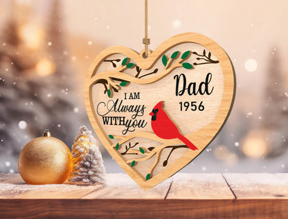 Remembrance Heart Ornament SVG for Glowforge and LightBurn