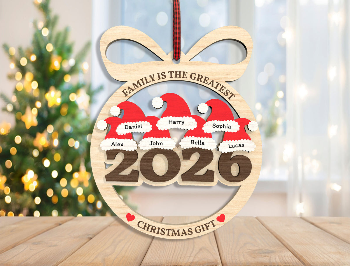 Family Is The Greatest Christmas Gift Ornament SVG Bundle 5