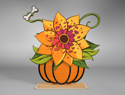 Halloween Carnivorous Plant Multilayer SVG for Glowforge xTool LightBurn