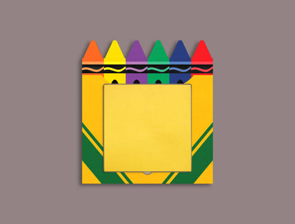 Personalized Teacher Sticky Note Holder SVG for Glowforge and xTool