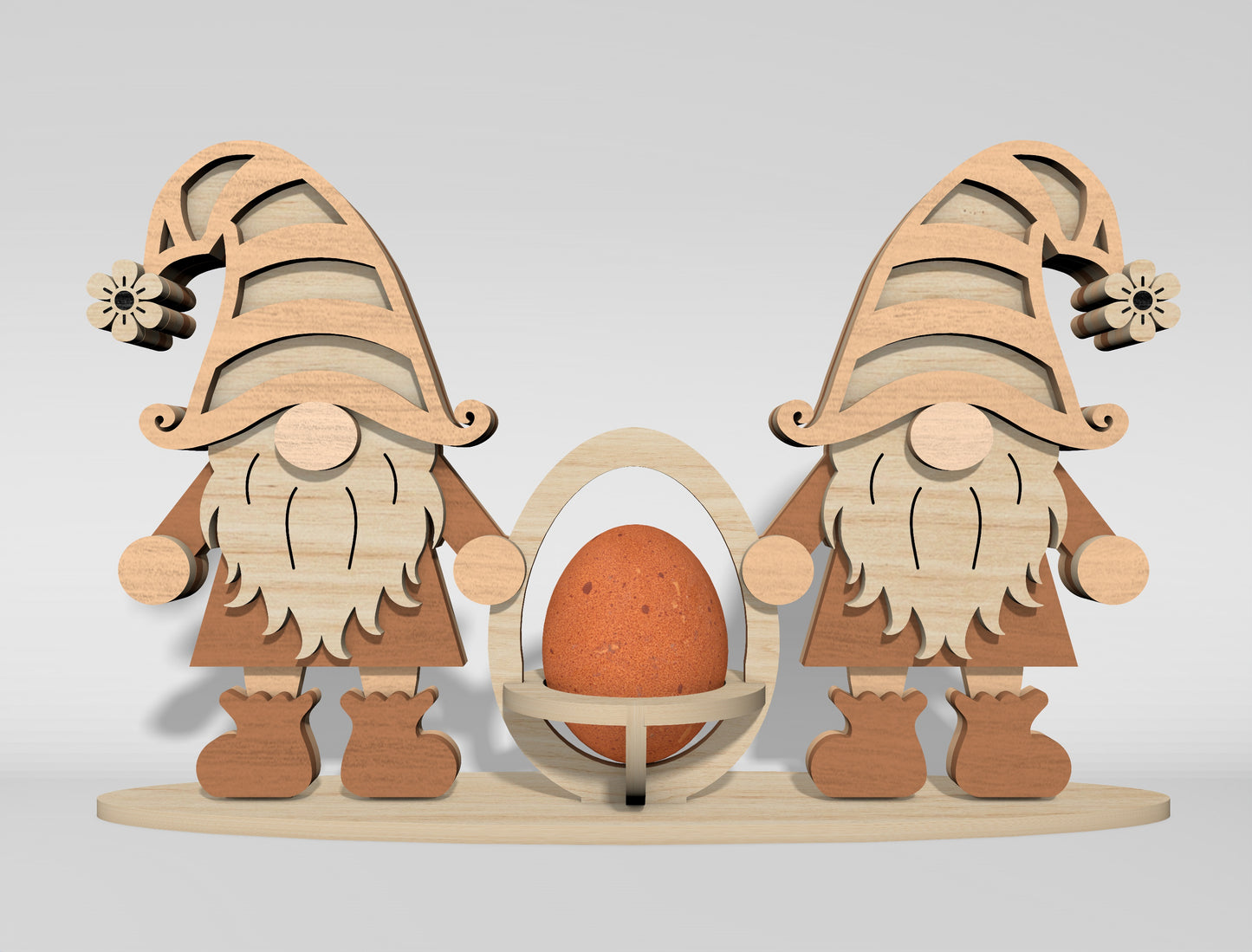 Easter Egg Holder SVG Bundle Bunny Chick 11 Designs for Glowforge and xTool