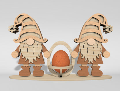 Easter Egg Holder SVG Bundle Bunny Chick 11 Designs for Glowforge and xTool