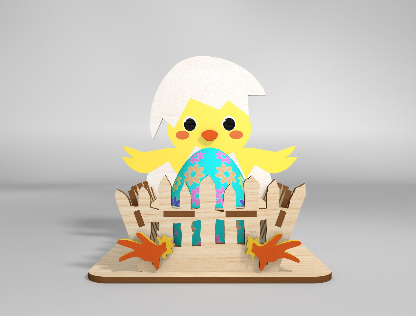 Easter Egg Holder Stand SVG Bunny Chick Lamb 8 Designs for LightBurn and xTool