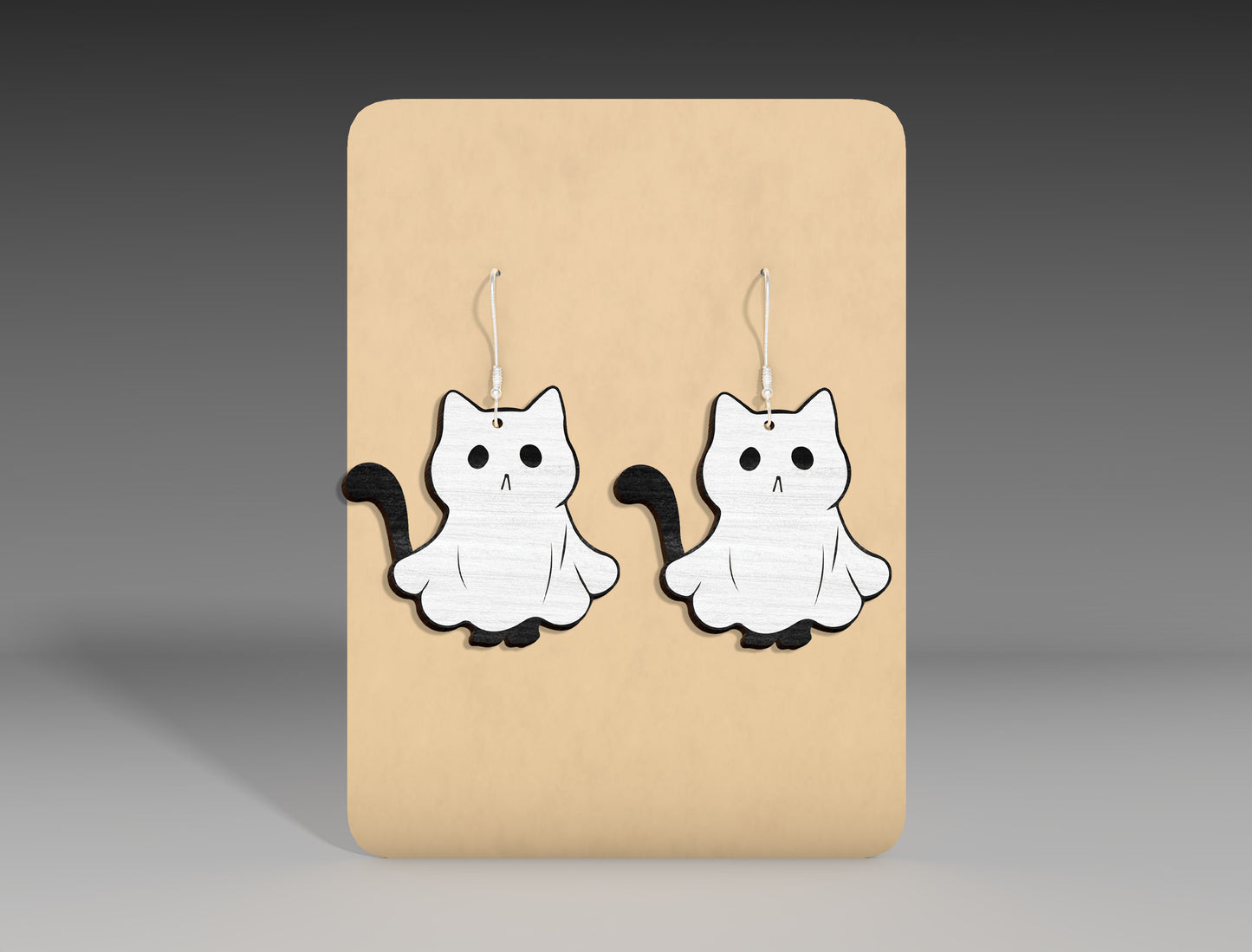 Halloween Stud Earrings SVG Bundle 9 Designs for LightBurn Glowforge xTool