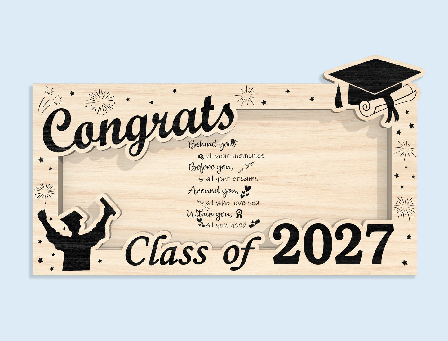 Graduation Money Holder SVG Bundle Laser Cut File for xTool and Glowforge