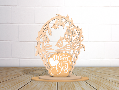 Best Mom Ever Quote Sign SVG Bundle for Glowforge and xTool