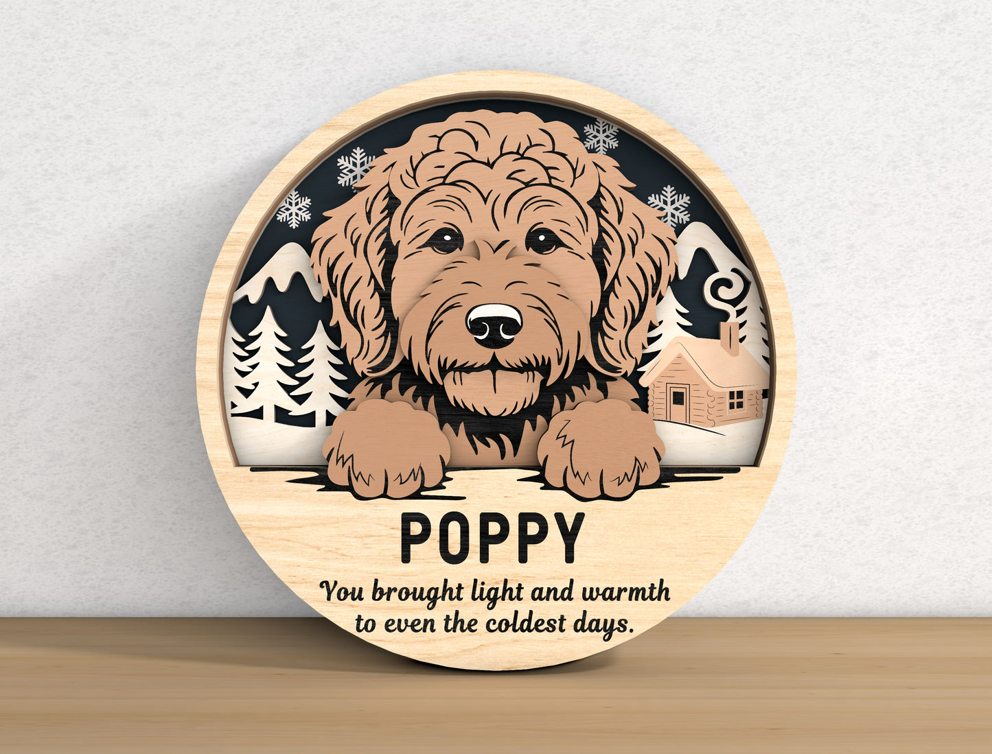 Dog Memorial Sign SVG Laser Cut File Bundle for xTool, Glowforge, or LightBurn