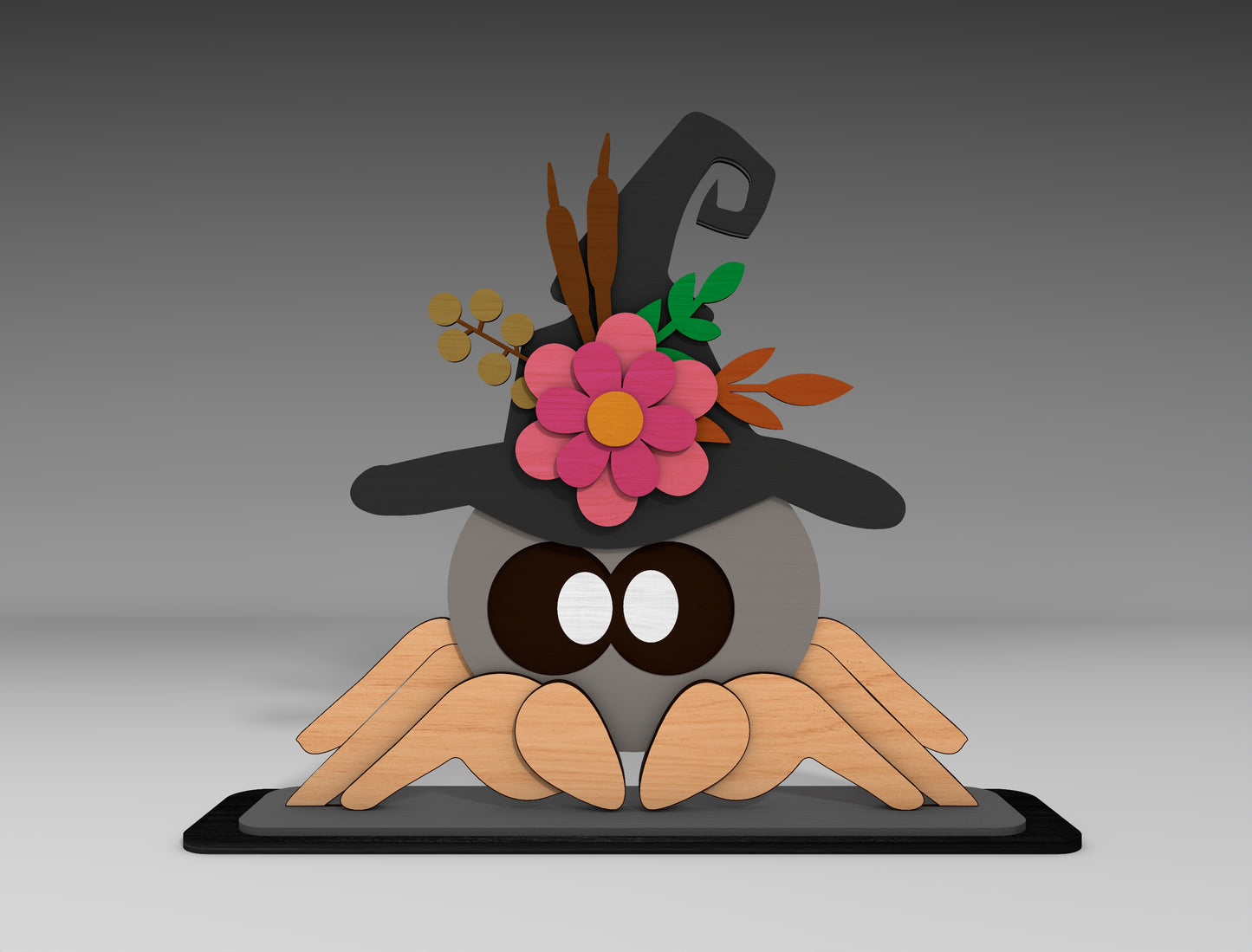 Halloween Cute Spider SVG Bundle for xTool LightBurn Glowforge 3 Designs