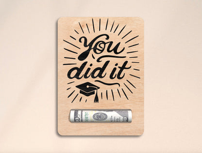 Graduation Money Holder SVG Bundle Laser Cut File for Glowforge Users