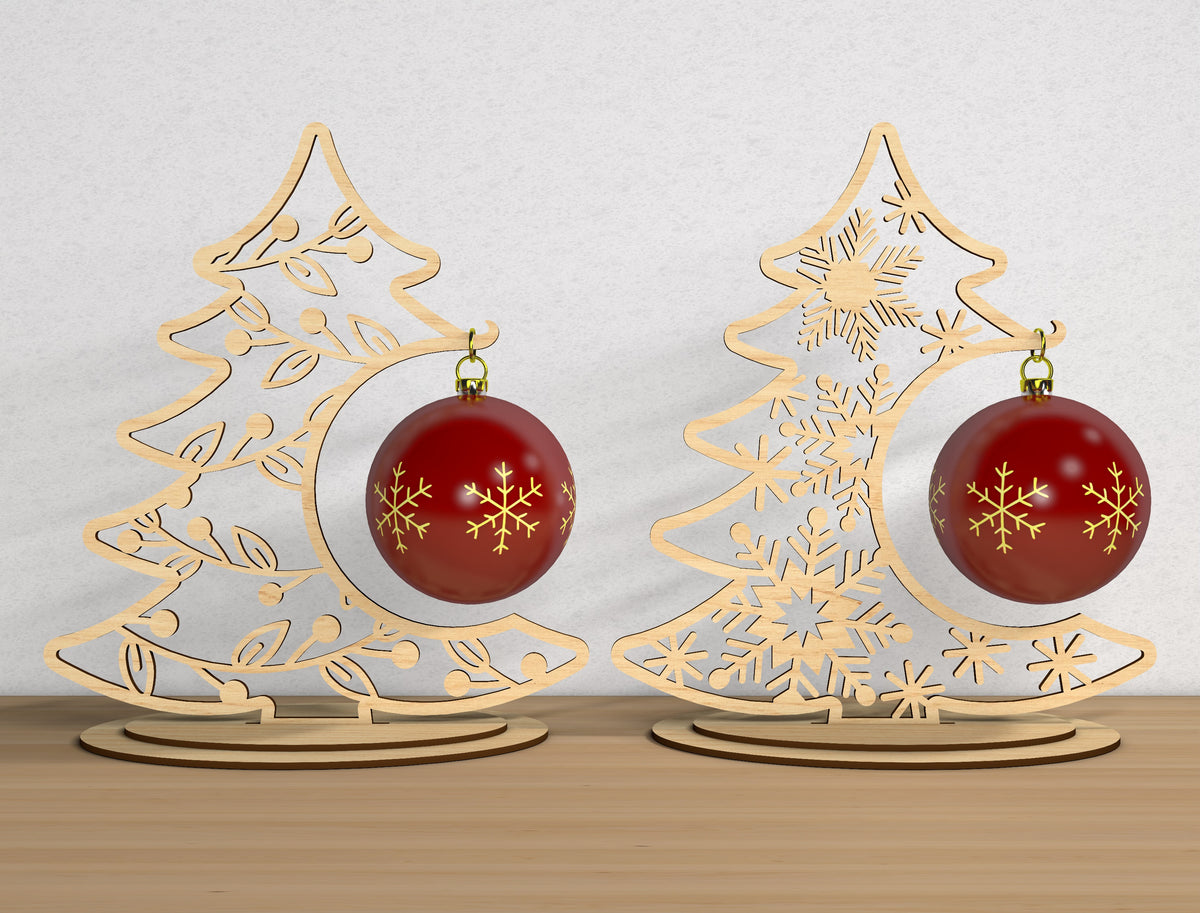 Christmas Ornament Display Stand SVG Bundle 22 Laser Cut Designs